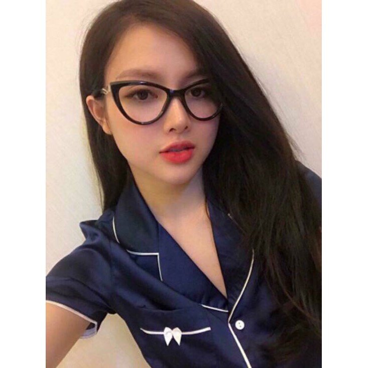 [Mã FARSSTGRE giảm 5K đơn bất kỳ] Mắt kính giả cận mắt mèo hàn quốc💖FREESHIP💖gọng kính mát nữ DR sang chảnh AH308 | BigBuy360 - bigbuy360.vn