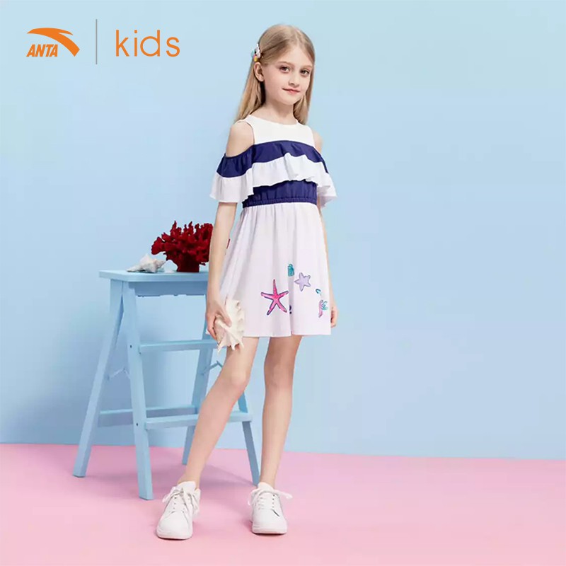 Váy liền bé gái Anta Kids 362027397-1