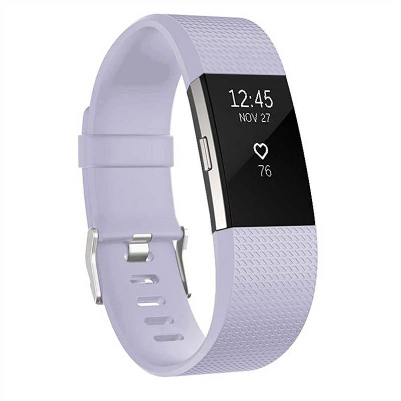 Dây Đeo Silicon Thay Thế Cho Đồng Hồ Thông Minh Fitbit Charge 2