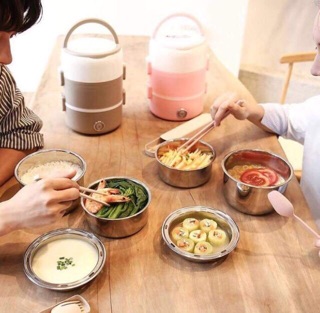Cặp lồng cắm điện 3 tầng