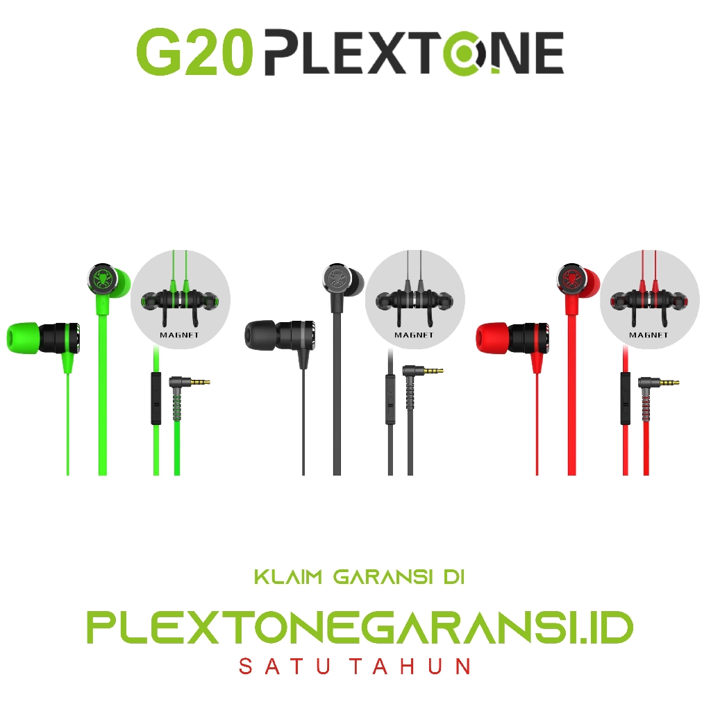 Tai Nghe Nhét Tai Plextone G20 Có Mic Chất Lượng Cao