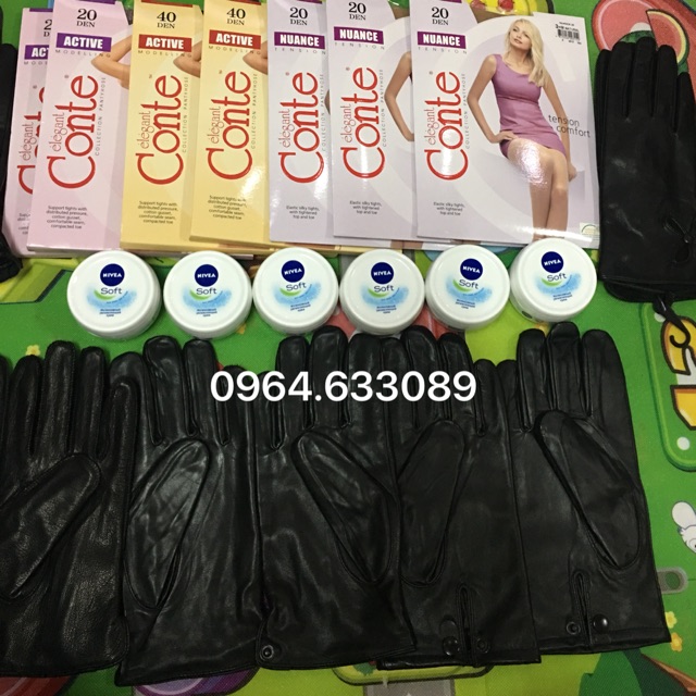 Găng tay da hàng xách tay Nga nam nử đủ size