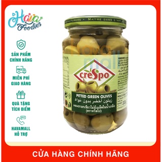 Oliu xanh không hạt crespo 333gr