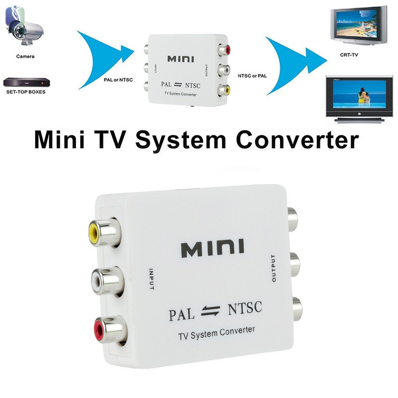 1 Bộ Chuyển Đổi Hệ Thống Tv Từ Pal / Ntsc / Secam Sang Pal / Ntsc Mini Bi-Directional