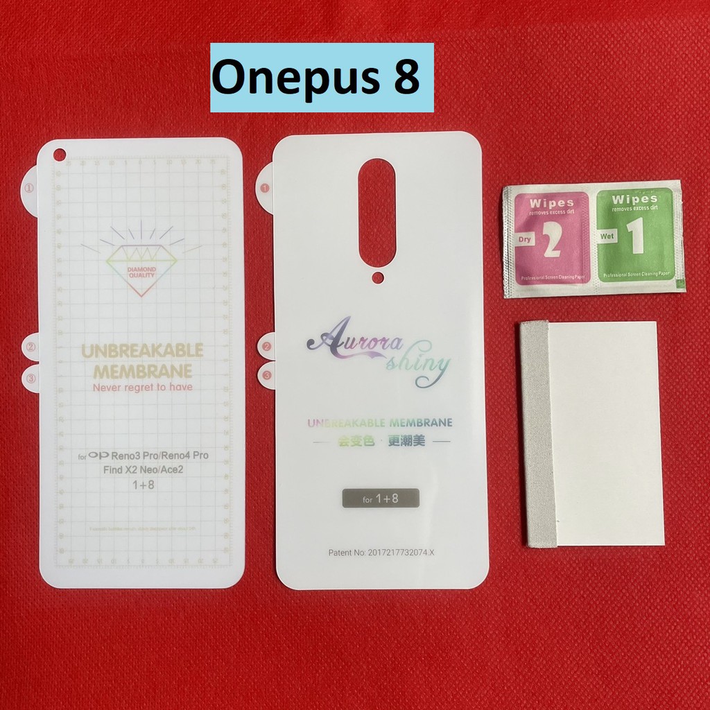 Dán dẻo PPF cho Oneplus 8 + tặng gạt dán