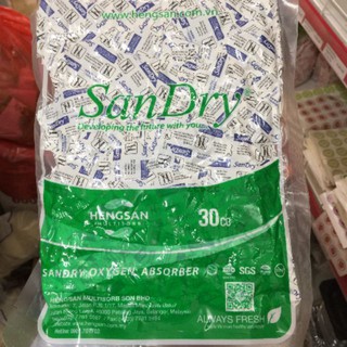 Túi chống ẩm - Túi hút oxy 350c/túi Sandry
