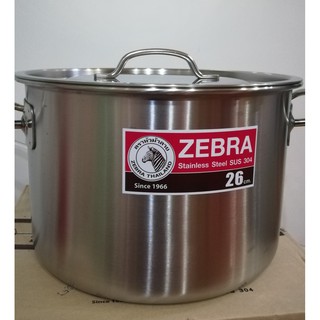 Nồi hầm Inox Zebra  26x18cm-9,5L (171126)