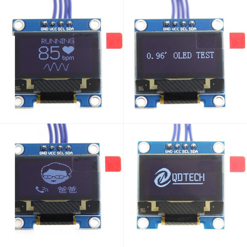 Mạch Chuyển Đổi 0.96 Inch Iic I2C Serial Gnd 128x64 Oled Lcd Led Cho Arduino