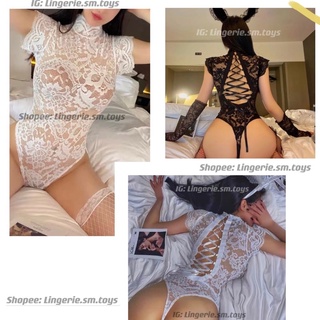 Bodysuit ren đan dây sau gợi cảm quyến rũ • jumsuit sexy •