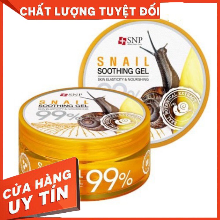 Gel Dưỡng Ẩm Dịu Da Chiết Xuất Ốc Sên SNP Snail 99% Soothing Gel