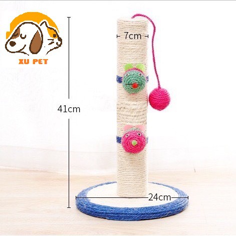 [Mã 252FMCGSALE giảm 8% tối đa 100k đơn 500K] Trụ Cào Móng Cho Mèo Kèm Bóng Bông Và Cá Bông