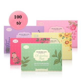 Giấy thấm dầu Maycreate gói 100 tờ
