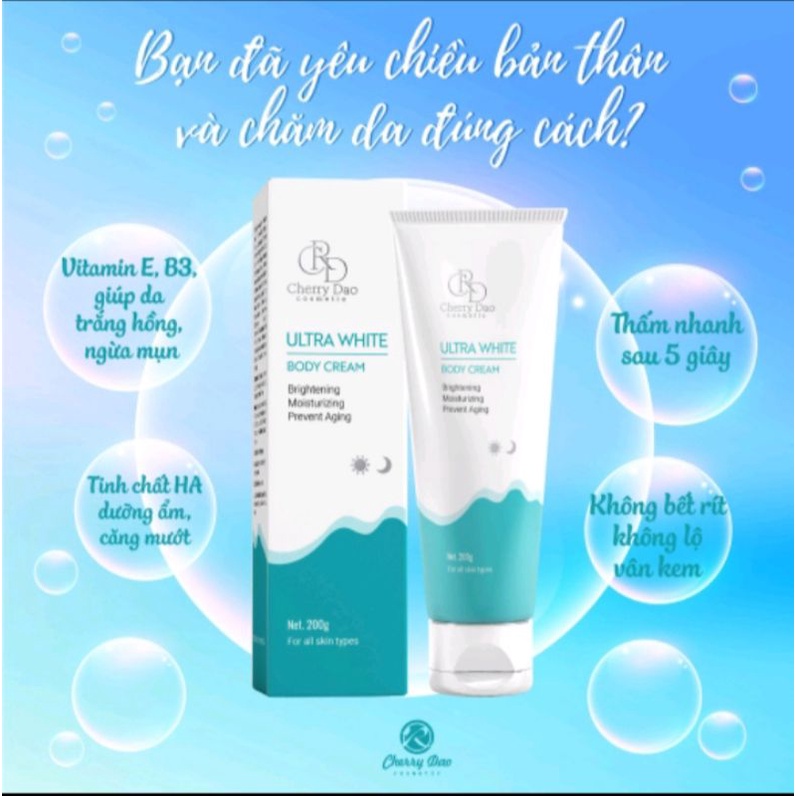 Combo dưỡng trắng body an toàn hiệu quả, dưỡng ẩm crd cherry Đào | BigBuy360 - bigbuy360.vn