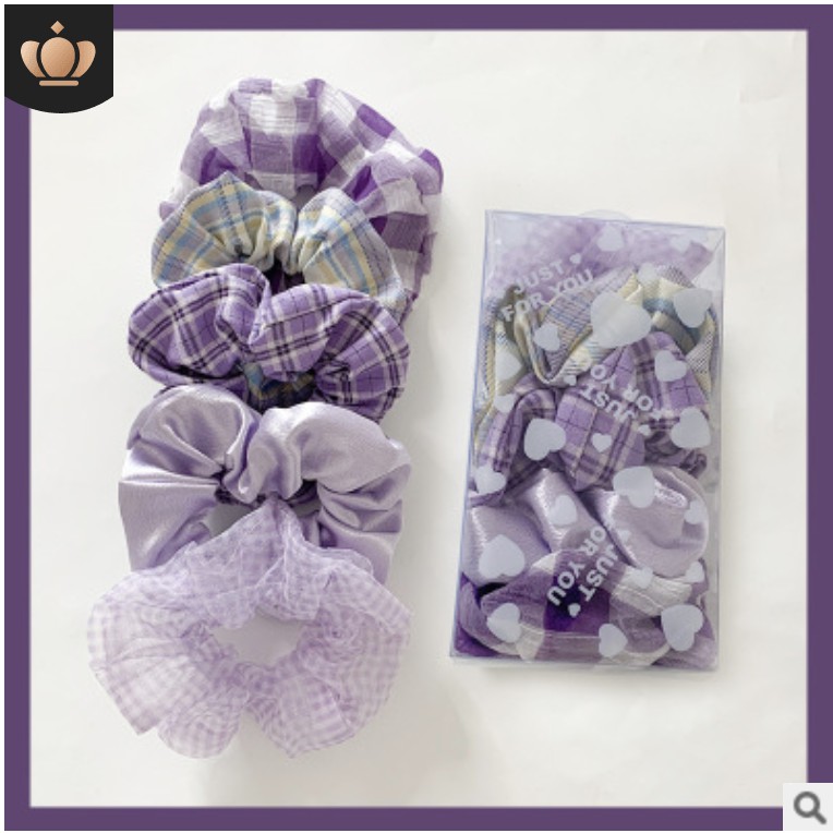 HOT SALE Dây buộc tóc, cột tóc scrunchies hoa quả dễ thương Orin K1273 mẫu ngẫu nhiên