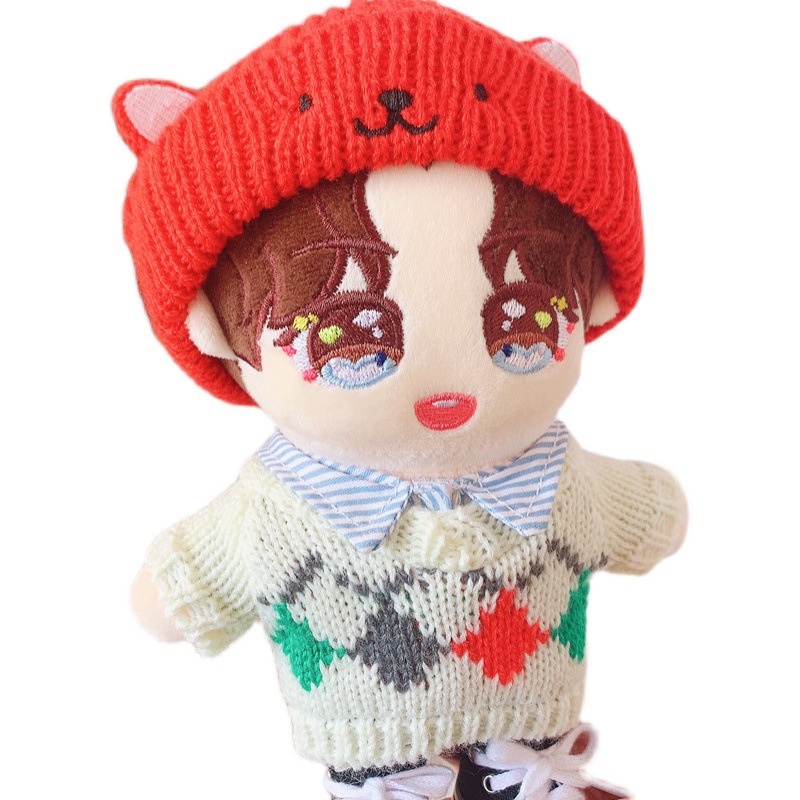 Set 20 Áo Sweater Vuông Nhiều Màu 20cm Thay Thế Cho Búp Bê Wang Yibo