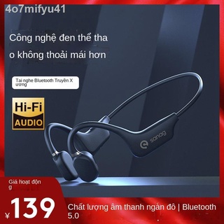 [GIÁ TỐT CHỌN MẪU]♕Dẫn truyền xương Tai nghe Bluetooth in-ear thể thao không dây khái niệm mới gắn vào cảm biến chống th