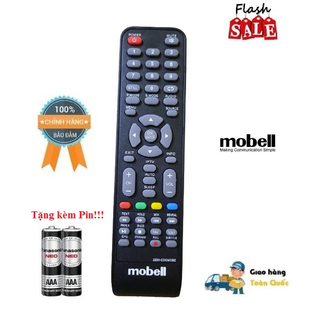 Remote Điều khiển tivi Mobell LED/LCD/Smart TV- Hàng chính hãng theo T