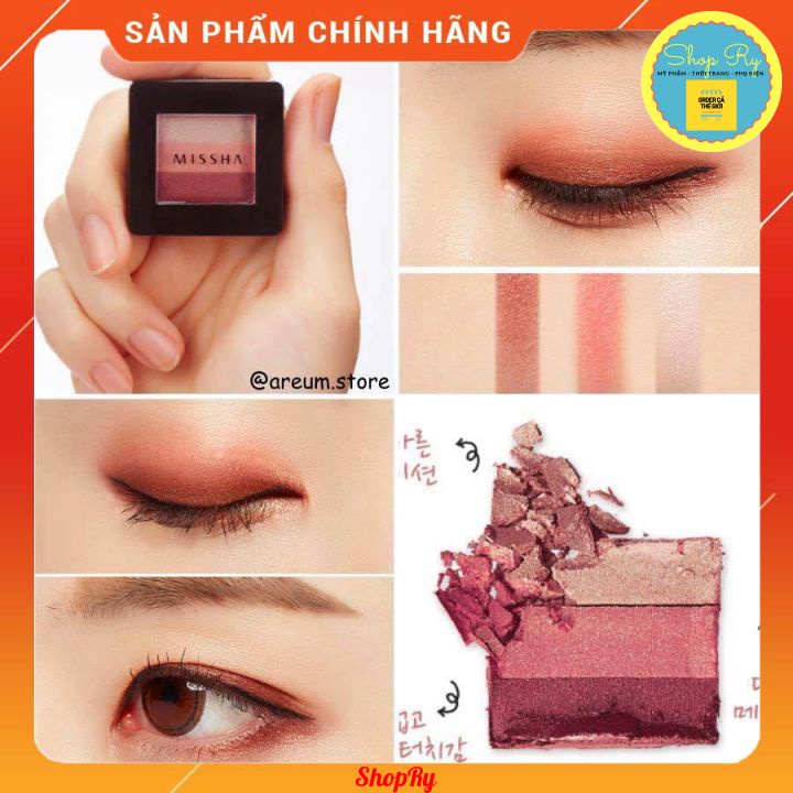 Phấn mắt 3 màu Missha The Style Triple Perfection Shadow