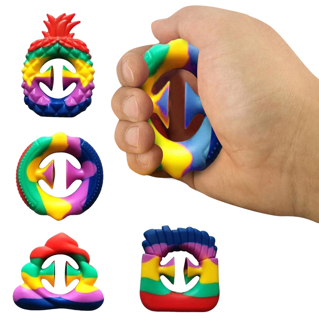 Đồ chơi giảm căng thẳng cầm tay bằng silicone tiện dụng