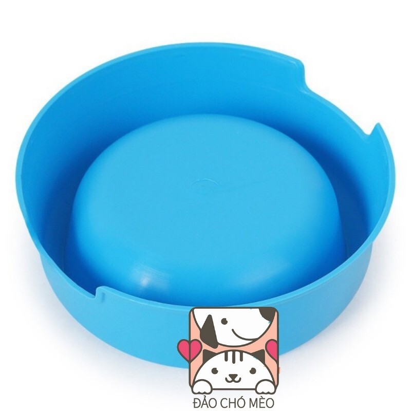 Bát ăn nhựa đơn bát ăn đơn siêu rẻ cho chó mèo - Đảo Chó Mèo