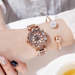 Đồng Hồ Nữ DIMINI Mặt Xoay Cao Cấp