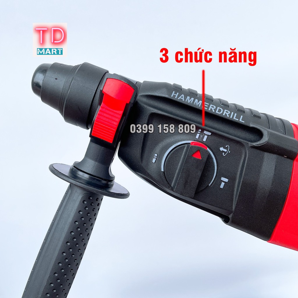 Máy khoan bê tông Maktec 2-26 Lõi Đồng 3 Chức Năng