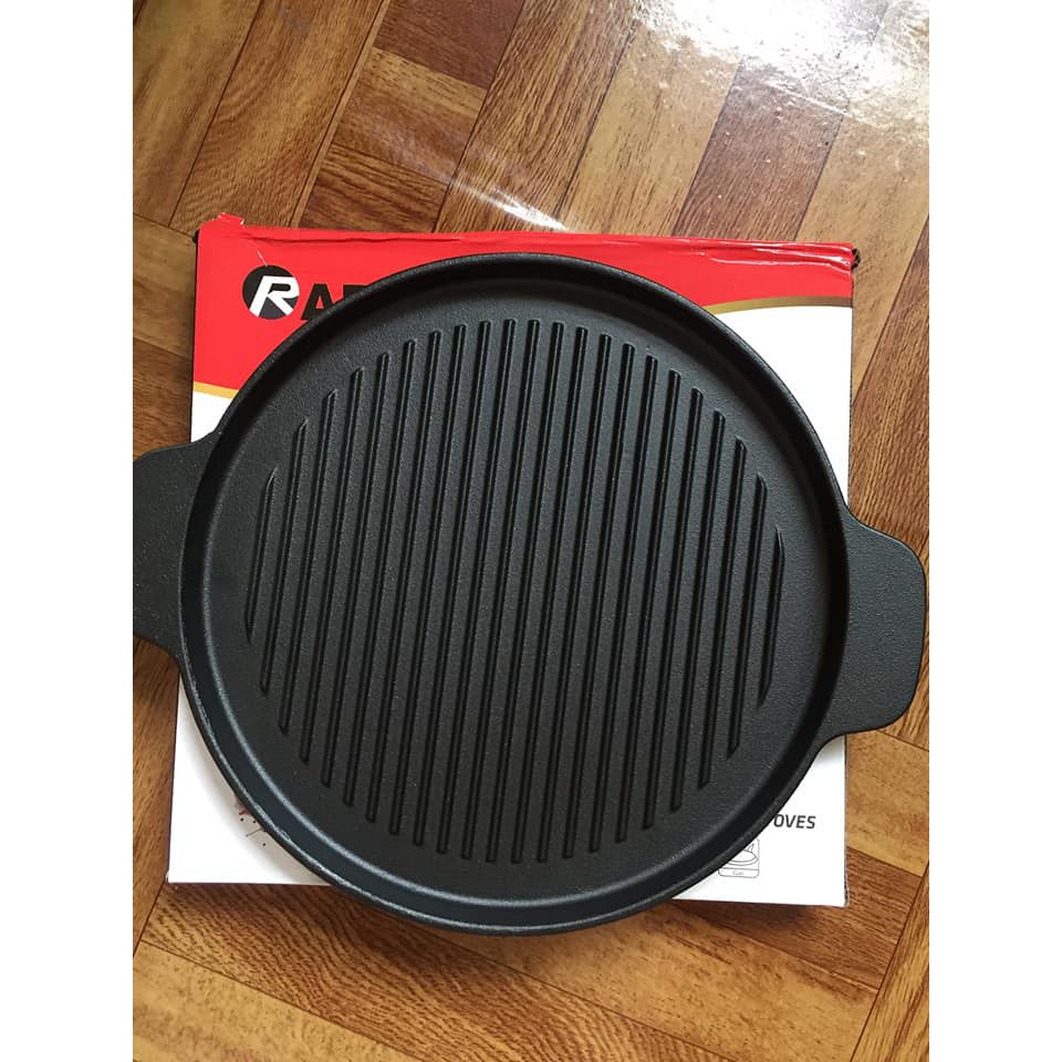 Chảo nướng tròn gang Rapido size 24cm và 26cm