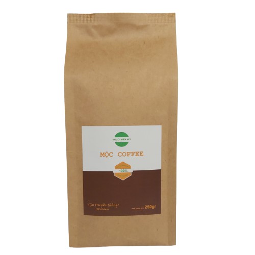 Cafe rang mộc nguyên chất Robusta 250gram [NGƯỜI MIỀN NÚI]