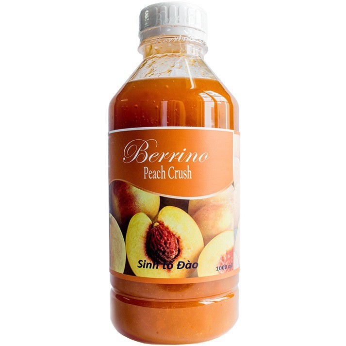 Sinh tố Berrino đào (peach crush) 1.000 ml