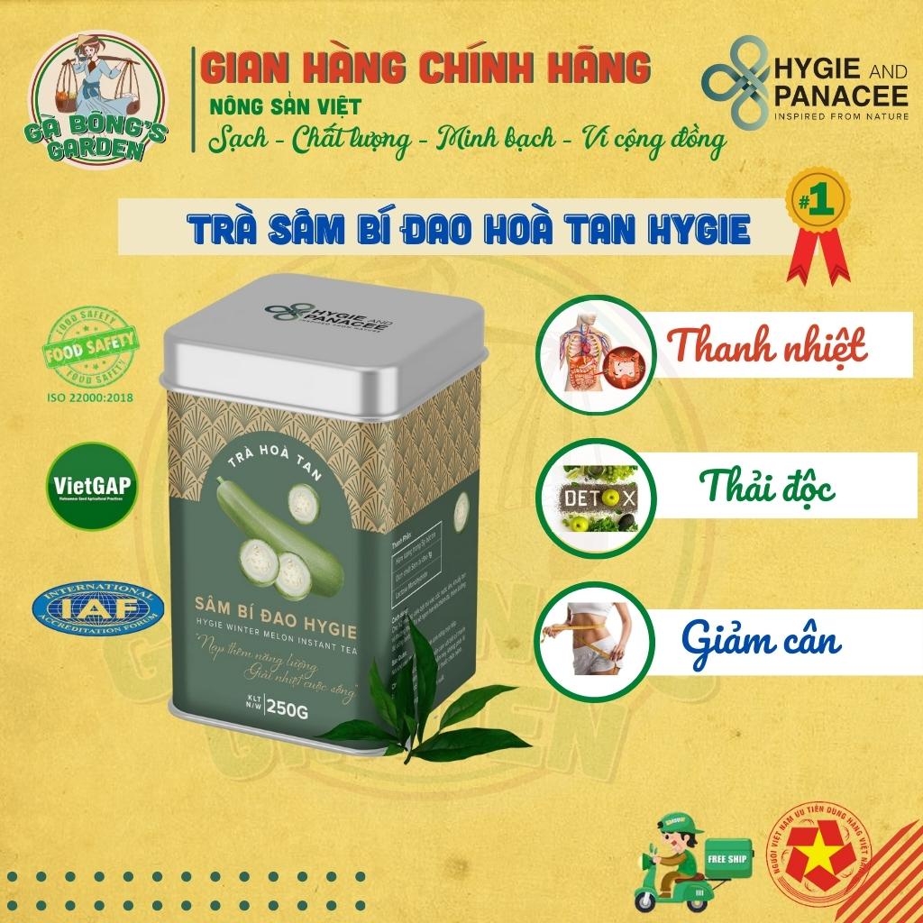 Trà Sâm Bí Đao Hòa Tan Thanh Nhiệt, Giải Khát, Mát Gan  HYGIE&amp;PANACEE Hộp 250g