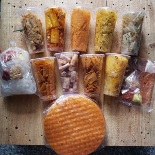 Nửa kí (500gr) Bánh tráng trộn sẵn cắt ống cuộn các vị
