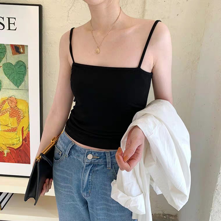 [ Mã WASTAPR giảm 10K đơn 50K] Áo 2 dây ôm co giãn hàng quảng châu ( hàng loại 1 ) | BigBuy360 - bigbuy360.vn