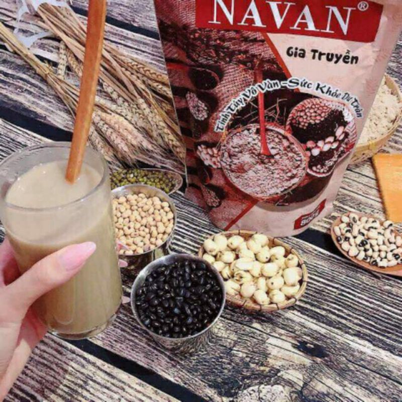 Bột Ngũ Cốc NaVan 800gr - Cam Kết Hàng Chuẩn - Date Luôn Mới