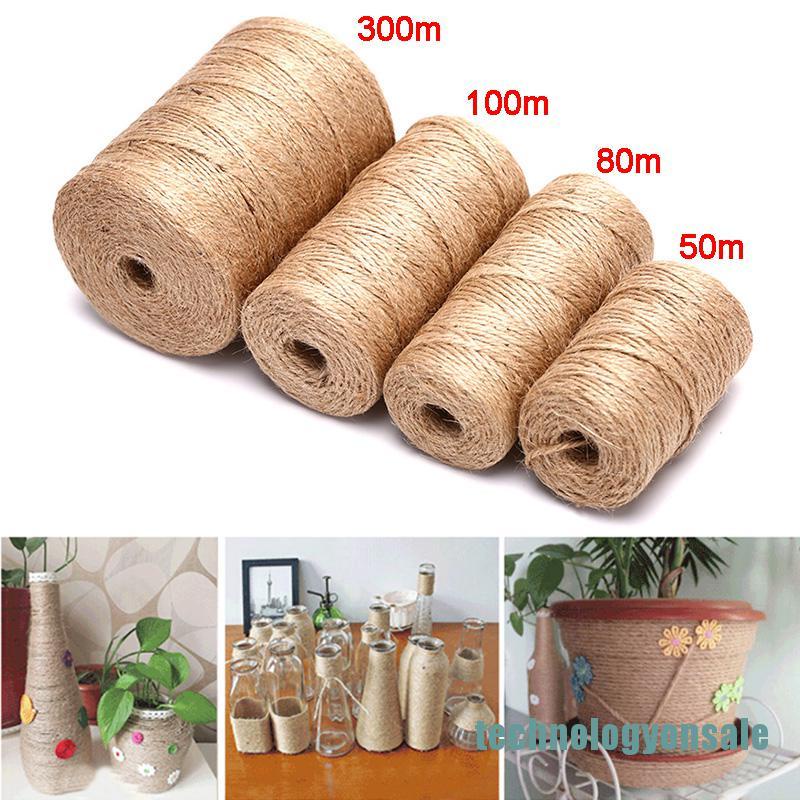 Cuộn Dây Thừng Sợi Đay Tự Nhiên Dùng Làm Đồ Thủ Công Diy