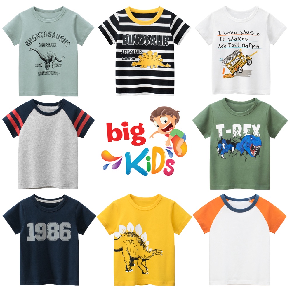 Áo bé trai hàn quốc size đại xuất xịn cho bé từ 1 đến 8 tuổi - Hãng 27kids