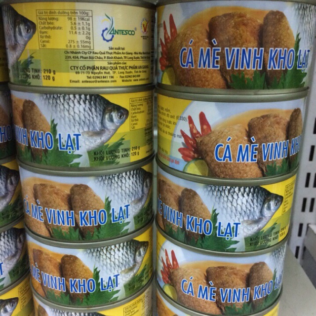 Cá mè vinh kho lạt đặc sản an Giang