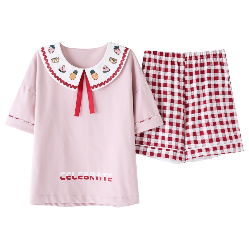 Bộ đùi nữ-Bộ mặc nhà cổ sen chất COTTON 100% thông thoáng và mát mẻ ngày hè:Full size | BigBuy360 - bigbuy360.vn