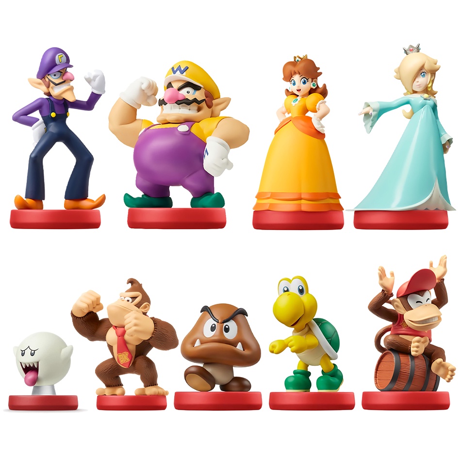 Nintendo Amiibo - Mario / Peach / Bowser / Boo / Goomba / Daisy / Donkey Kong / Koopa / Rosalinda - 