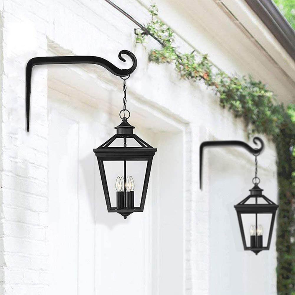 Set 2 Giá Đỡ Chậu Hoa Bằng Sắt Treo Tường Phong Cách Vintage