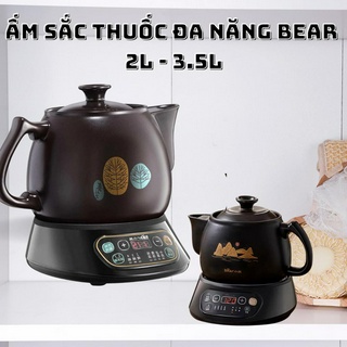 Ấm Sắc Thuốc Điện Bear Dung Tích 2.0L JYH-A20A3 và ẤM sắc thuốc điện Bear Dung tích 3.5L JYH-B40Q1
