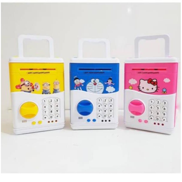 Ống Heo Tiết Kiệm Tiền Hình Mèo Máy Doraemon / Hello Kitty 27ma4ax Thông Minh