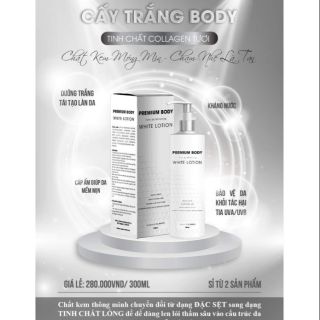 Cấy trắng Body collagen tươi Cc white -300ml