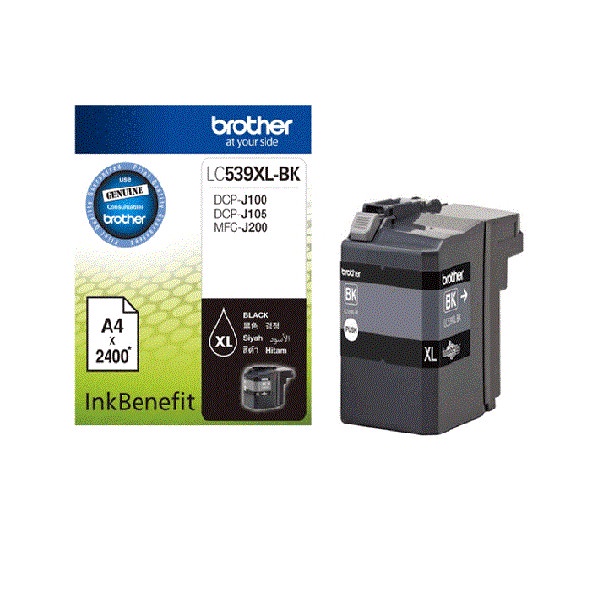 Mực in Brother LC539XLBK Black Ink tank (LC539XLBK) - Hàng Chính Hãng