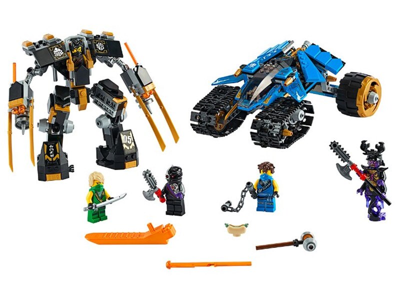 Đồ chơi Lắp ghép Mô hình  giáo dục  Ninjago Thunder Raider 44005 Compatible with NINJAGO MOVIE 71699