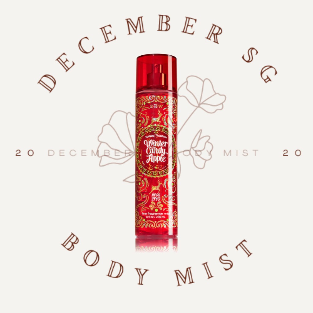 [Auth] Xịt thơm Bath & Body Works Fine Fragrance Mist hương Winter Candy After 30ml/50ml/100ml +𝘿𝙚𝙘𝙚𝙢𝙗𝙚𝙧 𝙎𝙝𝙤𝙥+