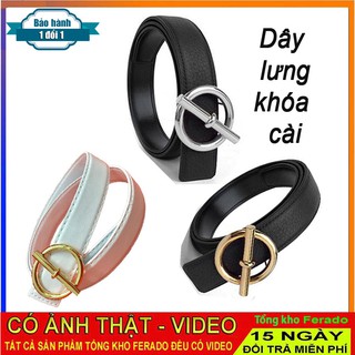 Dây thắt lưng nam khoá cài tròn