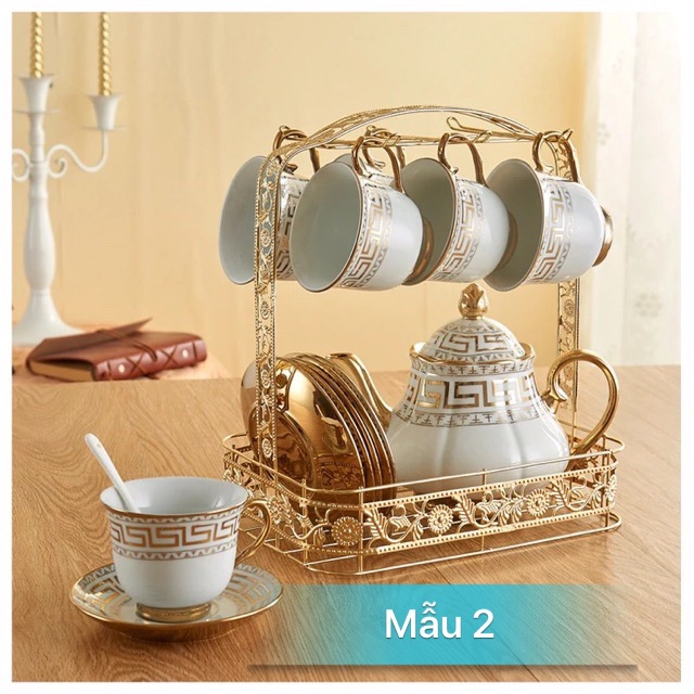 Bộ cốc chén pha trà , cà phê 20 món