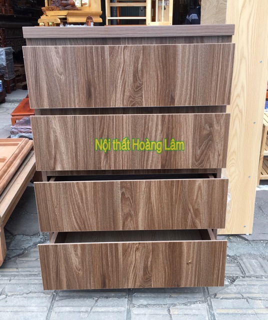 Tủ 4 ngăn kéo gỗ công nghiệp tay âm | BigBuy360 - bigbuy360.vn