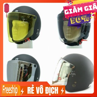 Kính Flat khói, trong, tráng gương gắn mũ bảo hiểm