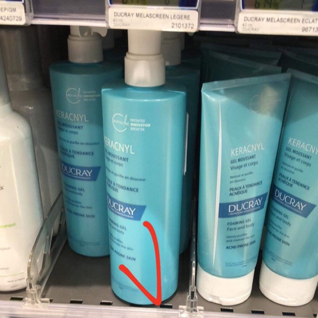 Sữa rửa mặt Keracnyl ducray
